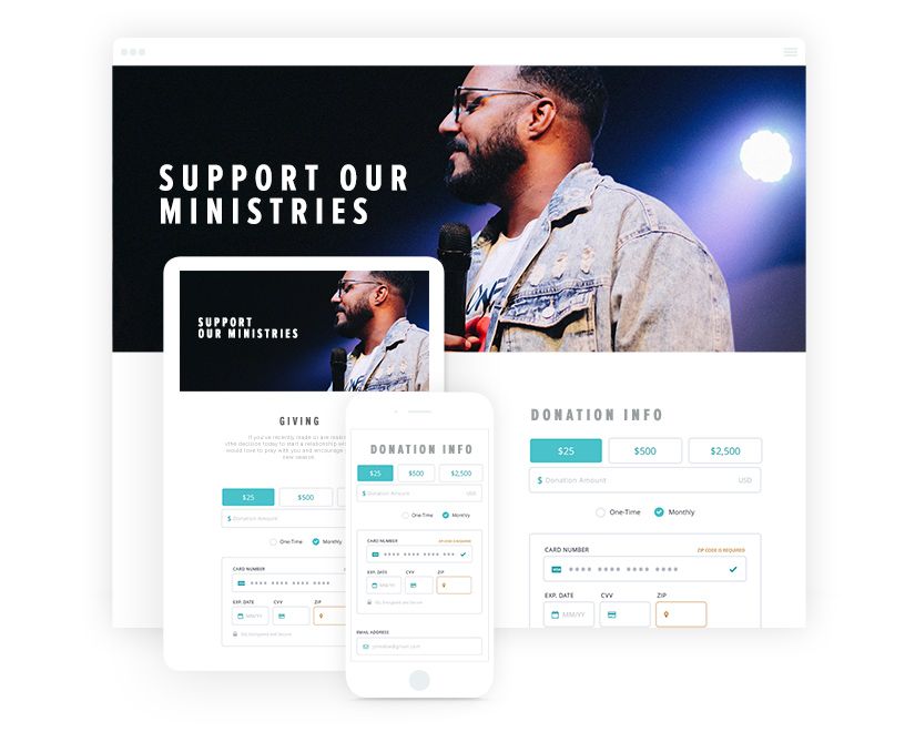 Donately offers great church fundraising software.