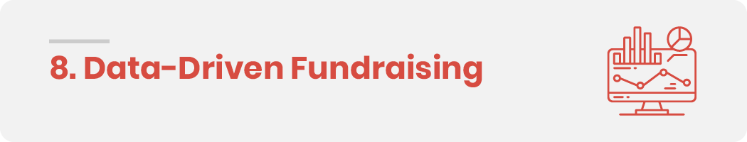 Don't overlook important analytics and data in your online fundraising.