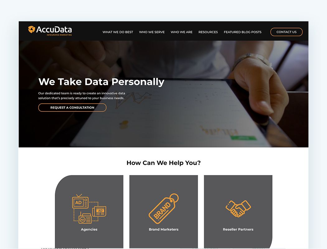 AccuData offers data-based online fundraising tools for nonprofits.