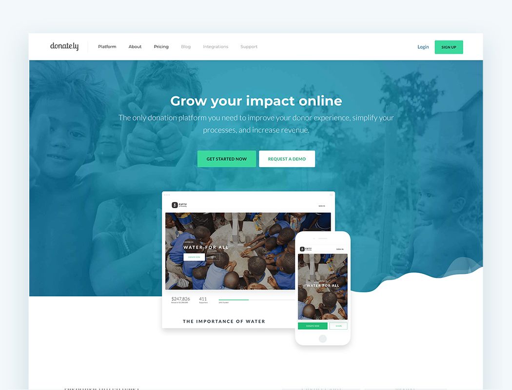 Donately offers one of the best online donation tools for nonprofits.