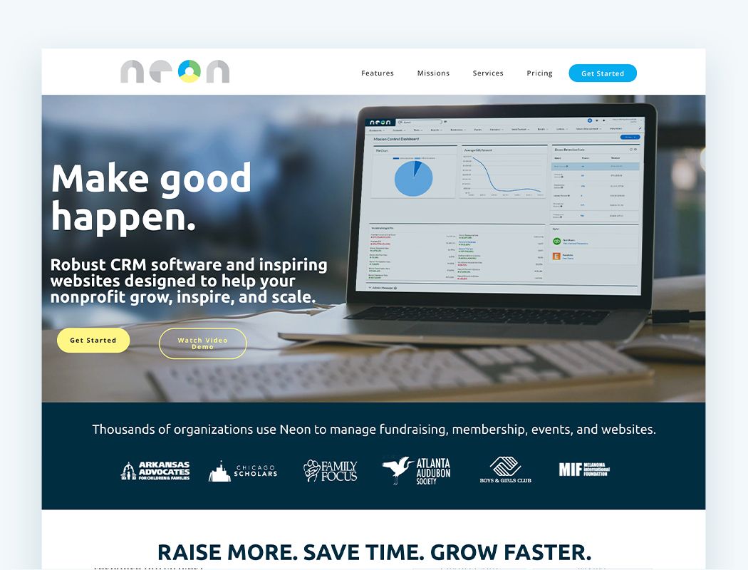 NeonCRM offers the top online donation tool for managing constituent data.