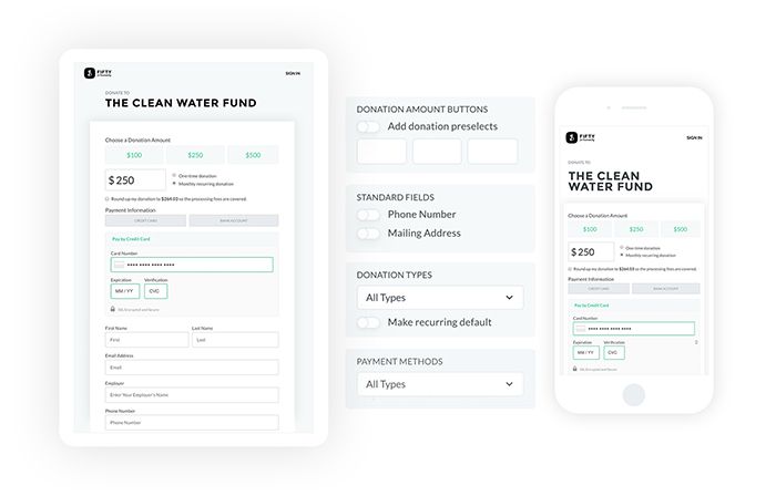 Adding suggested amounts as options on your donation page simplifies the process for donors and leads to more revenue.